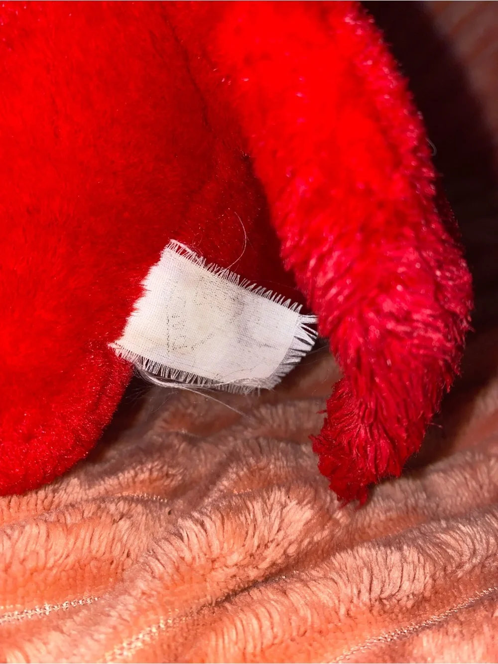 Vintage Red Plush Toy - Soft Plushie Toy
